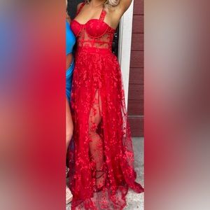 Windsor Red formal dress